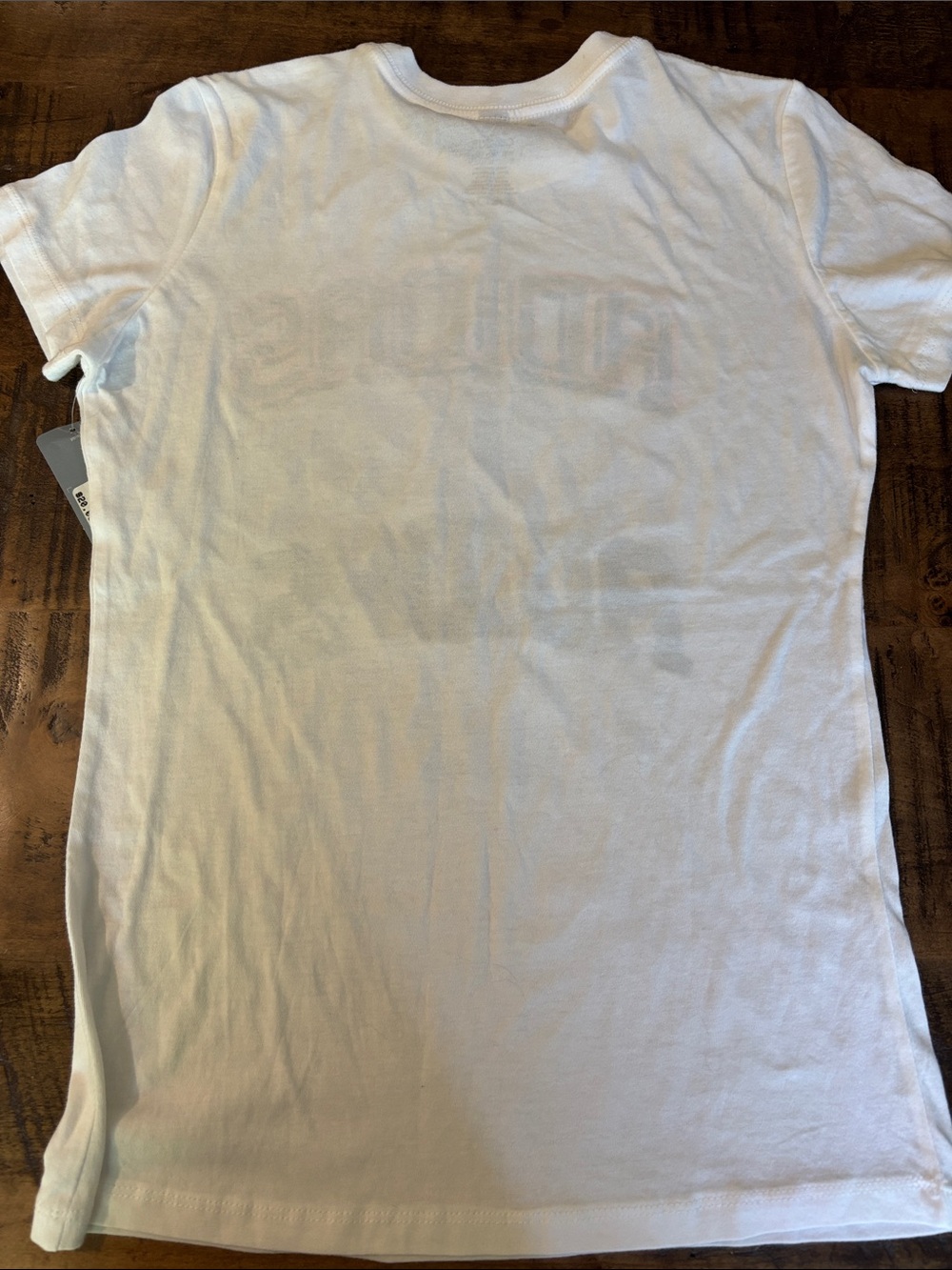 NWT adidas White Tee with Stacked Multicolor ADIDAS Logo - Picture 3 of 3